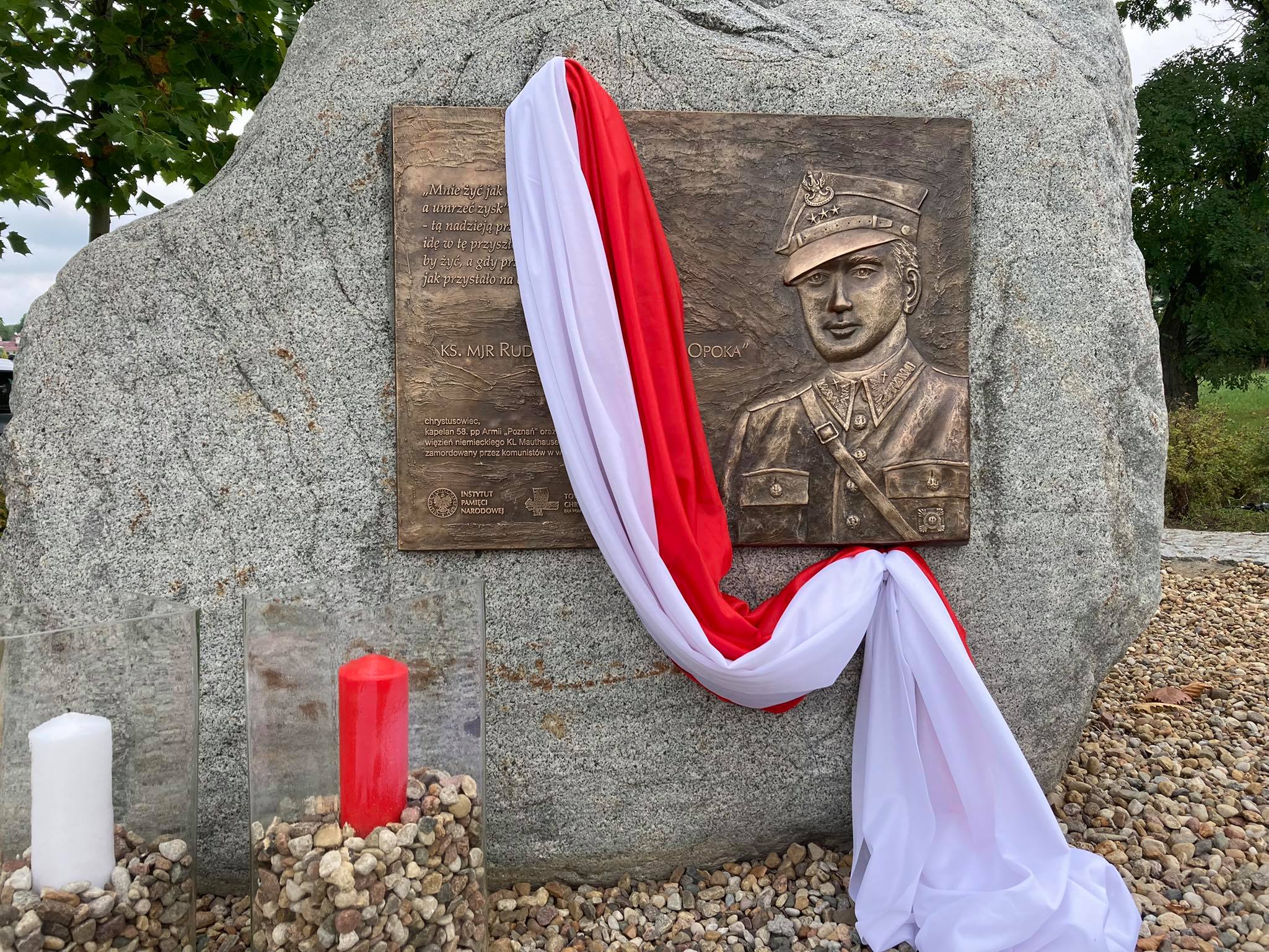 Ksiądz major Rudolf Marszałek tablica poznań - Adam Michalkiewicz 