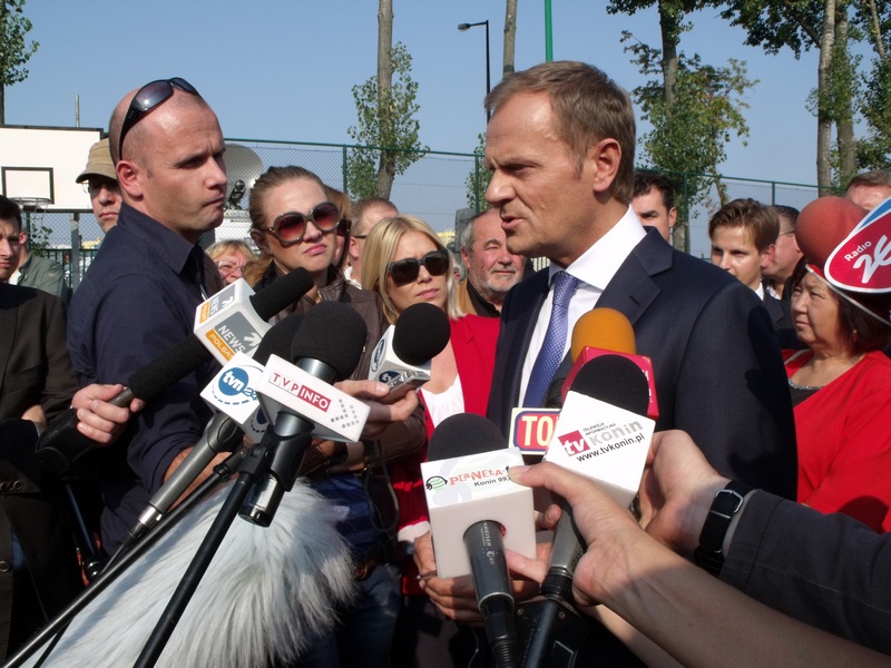 Tusk w Koninie - Iwona Krzyżak