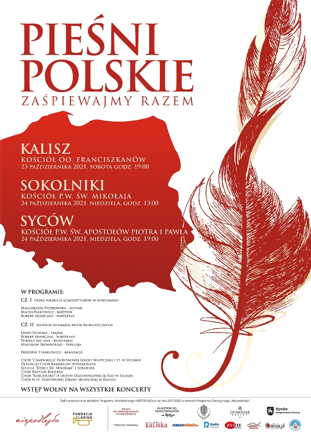 Pieśni polskie zaśpiewajmy razem 2021 - Organizator