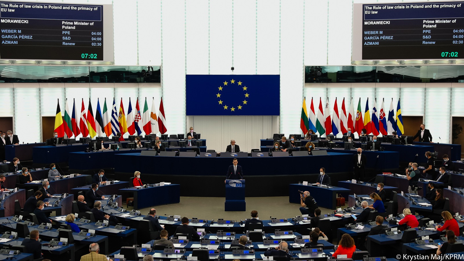 Parlament europejski premier  - Krystian Maj  - KPRM