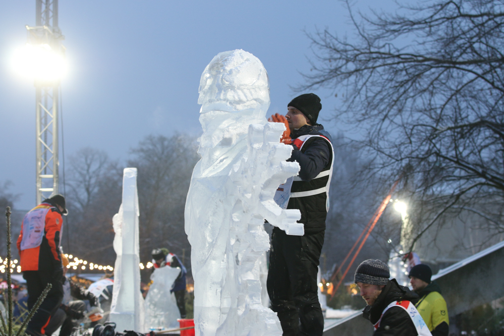 festiwal rzeźb lodowych poznań - Leon Bielewicz 