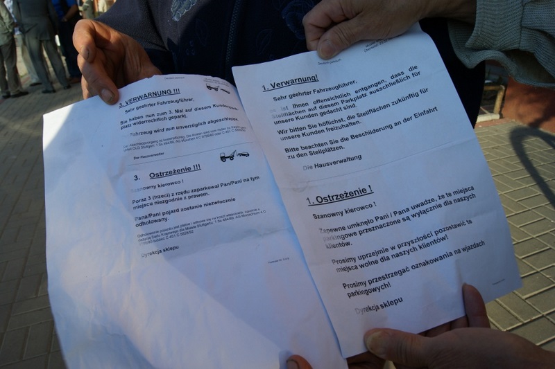 Parkowanie w Pile - ulotki - Wiesława Pinkowska