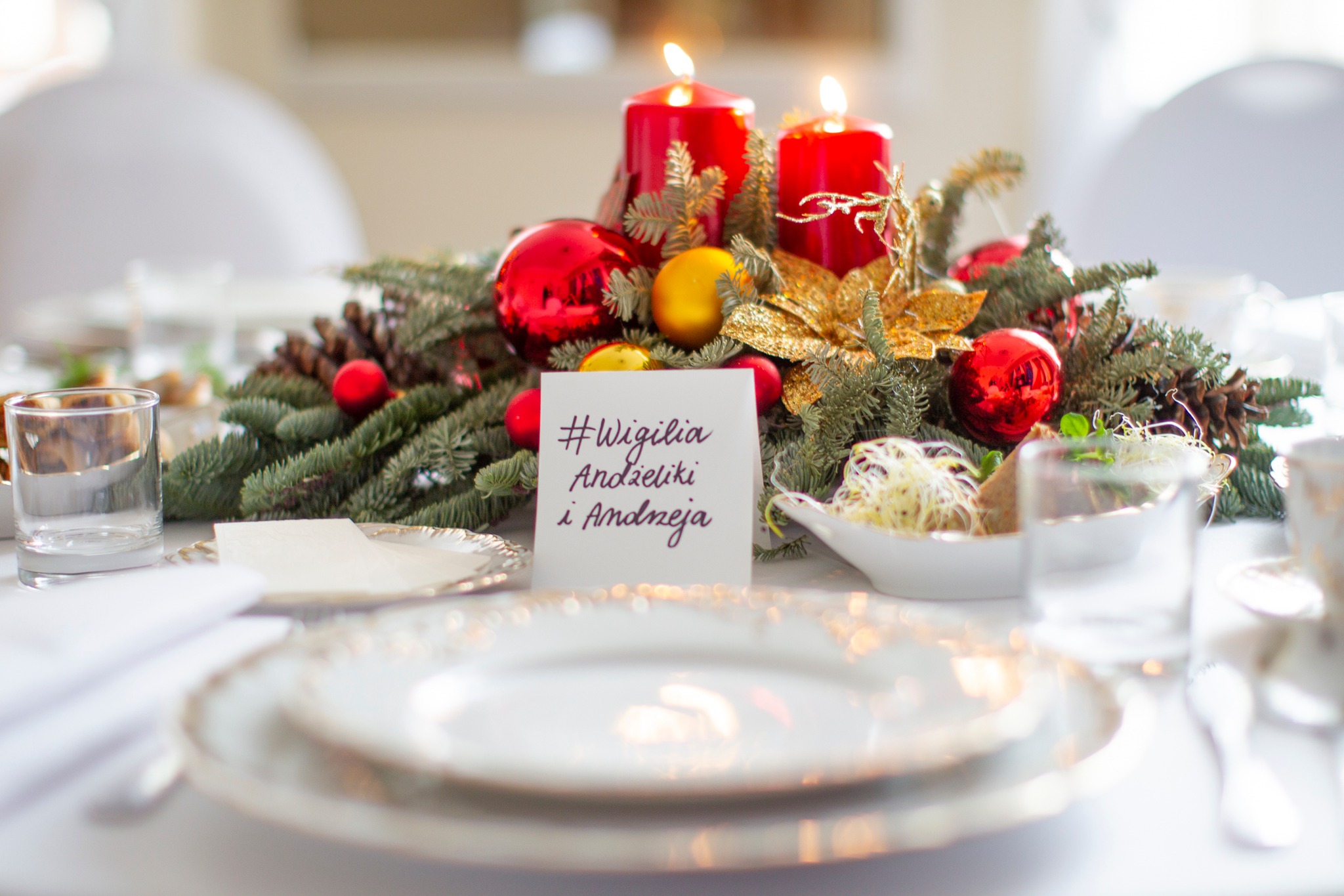 Wigilijny talerz dla Andżeliki Borys i Andrzeja Poczobuta - Wigilijny talerz dla Andżeliki Borys i Andrzeja Poczobuta