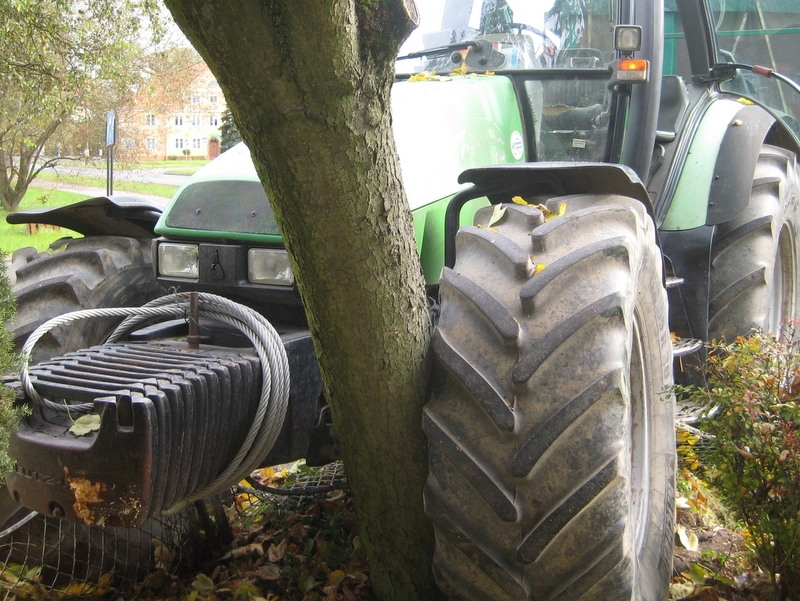 Ciągnik rolniczy - kolizja - Piła - Wiesława Pinkowska
