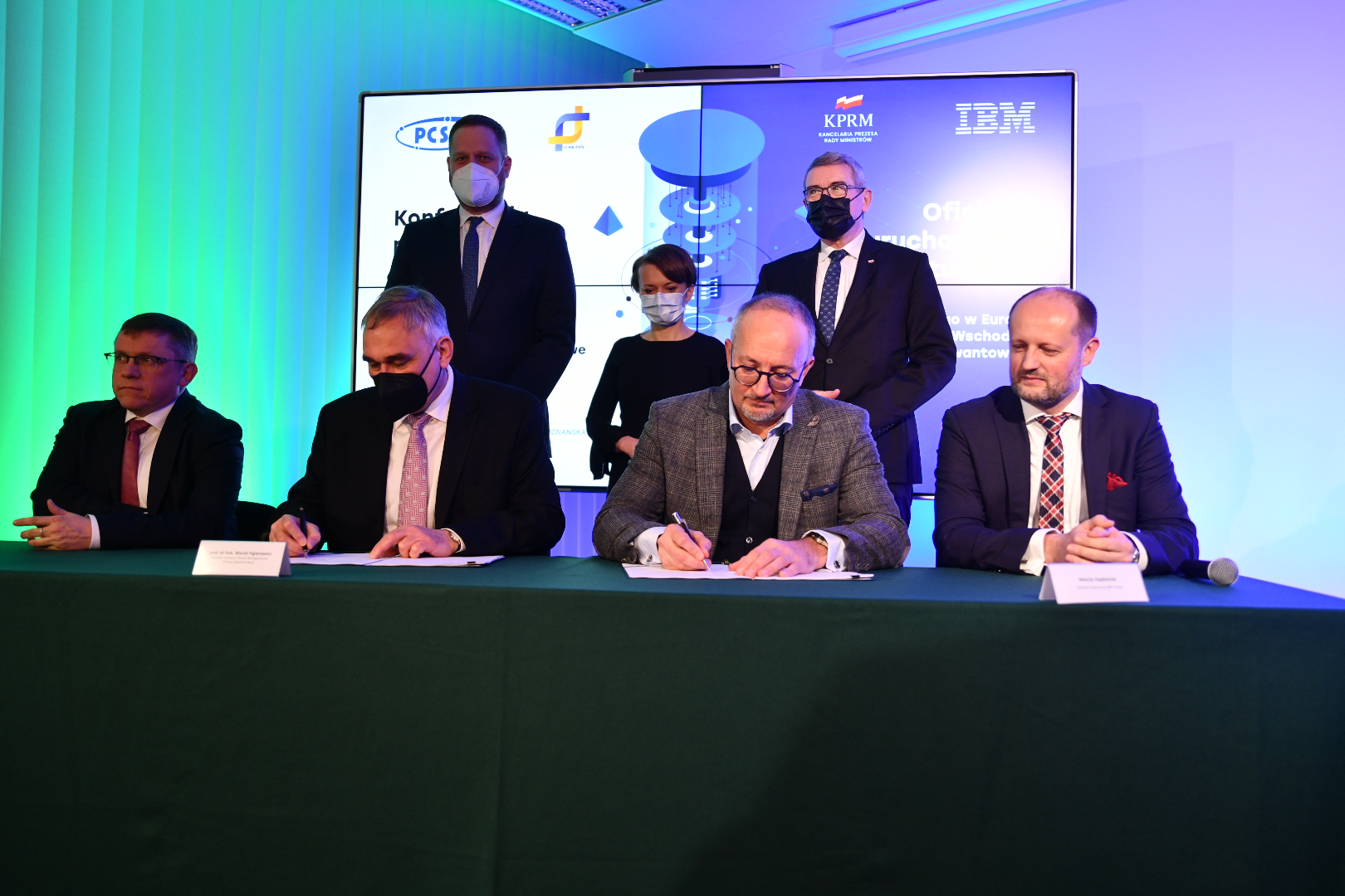 podpisanie umowy cieszyński pcss hub komputer kwantowy jaśkowiak - Wojtek Wardejn - Radio Poznań