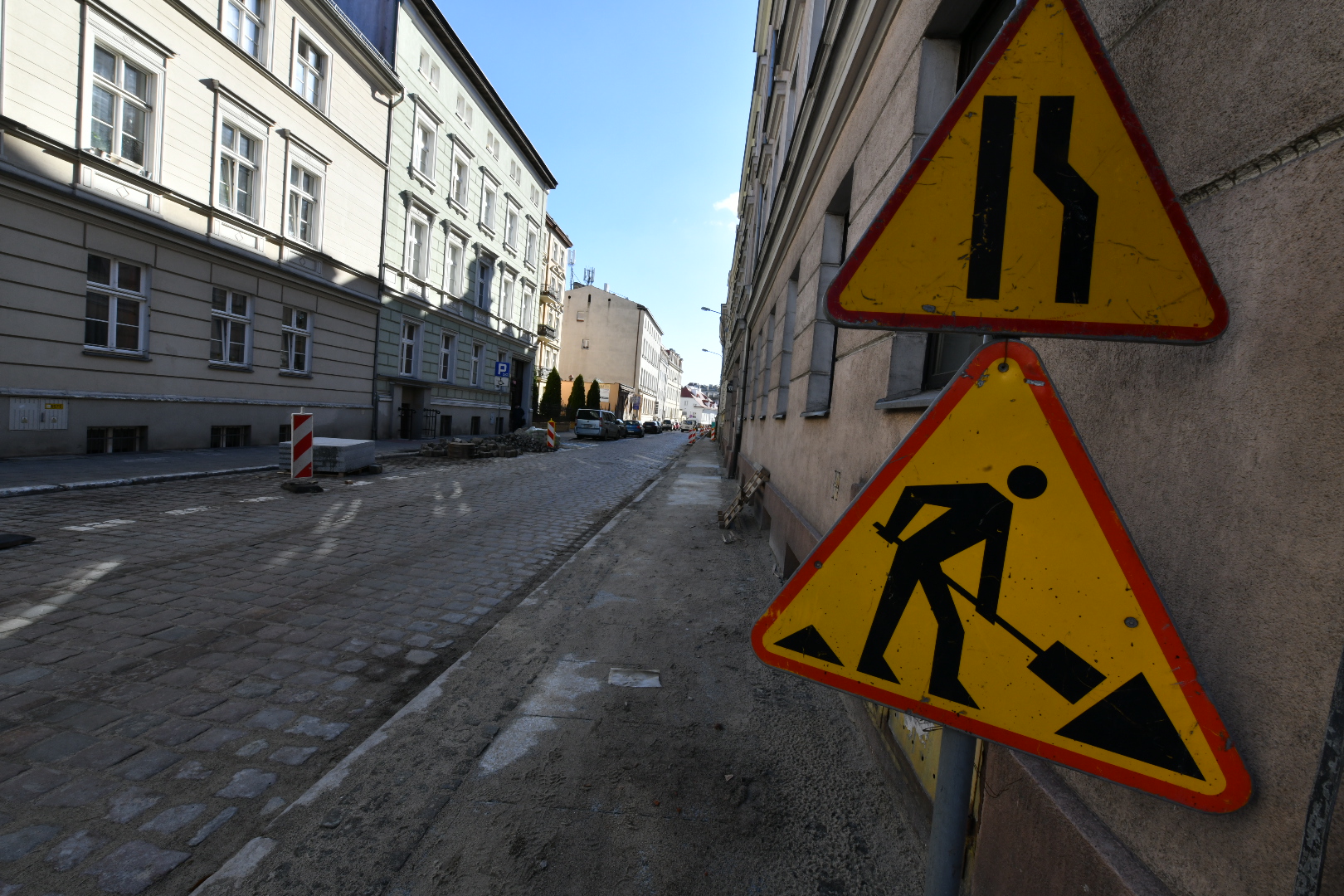 grobla chodnik chodniki remont roboty drogowe - Wojtek Wardejn - Radio Poznań