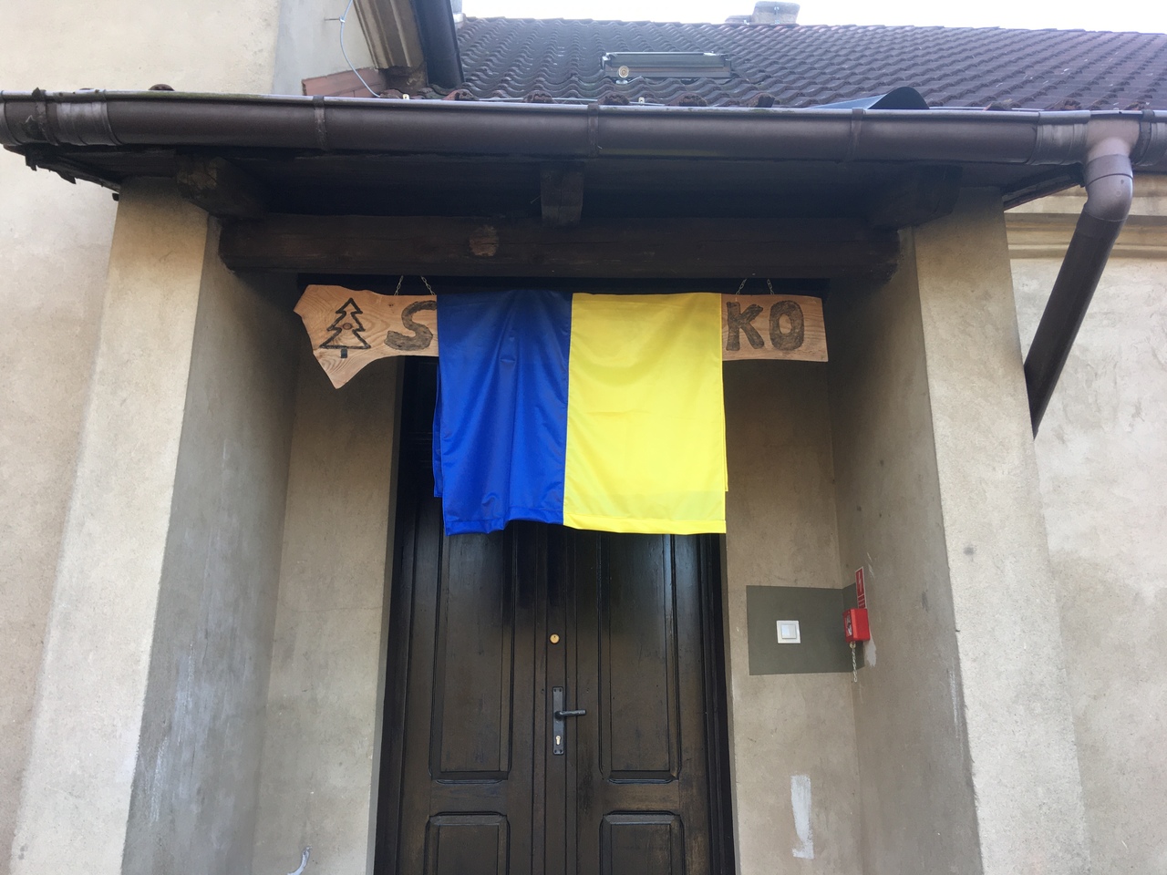 flaga ukrainy nekielka - Rafał Regulski - Radio Poznań