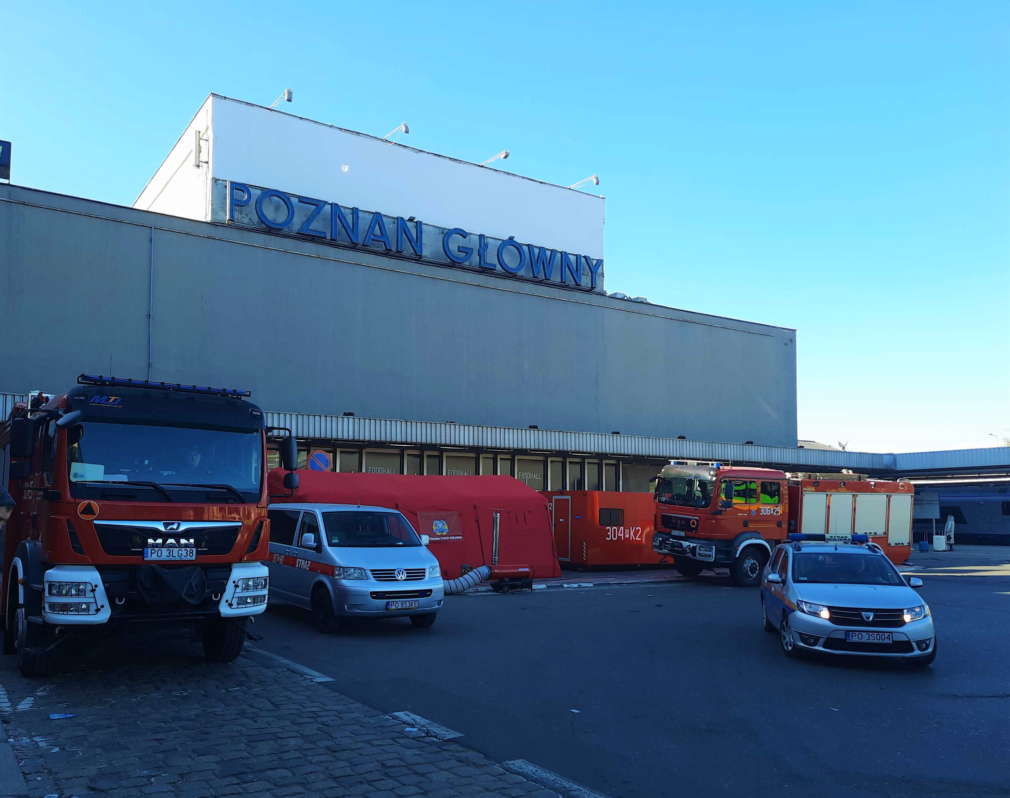 namioty dworzec kolejowy  - PKP S.A.