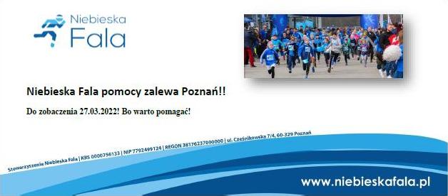 Niebieska Fala pomocy zalewa Poznań - Organizator