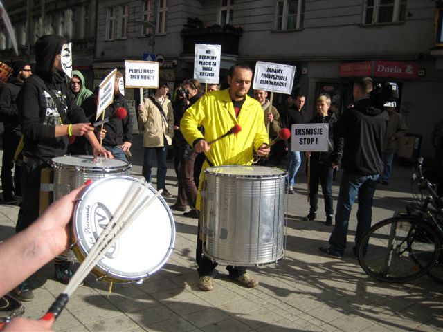 Protest oburzonych pod Starym Browarem - Wojciech Chmielewski