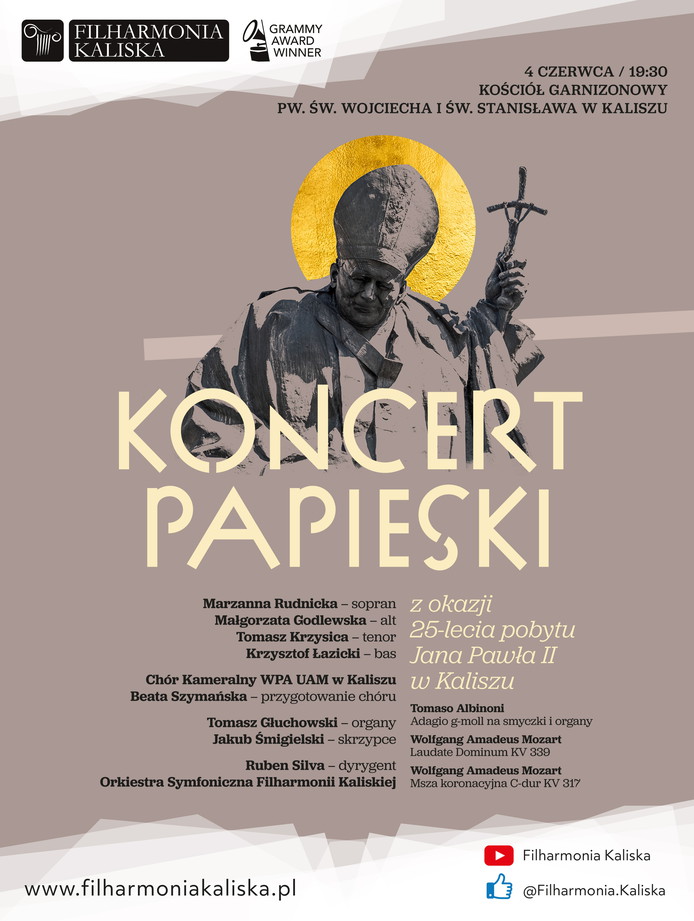Koncert Papieski - Kalisz 2022 - Organizator