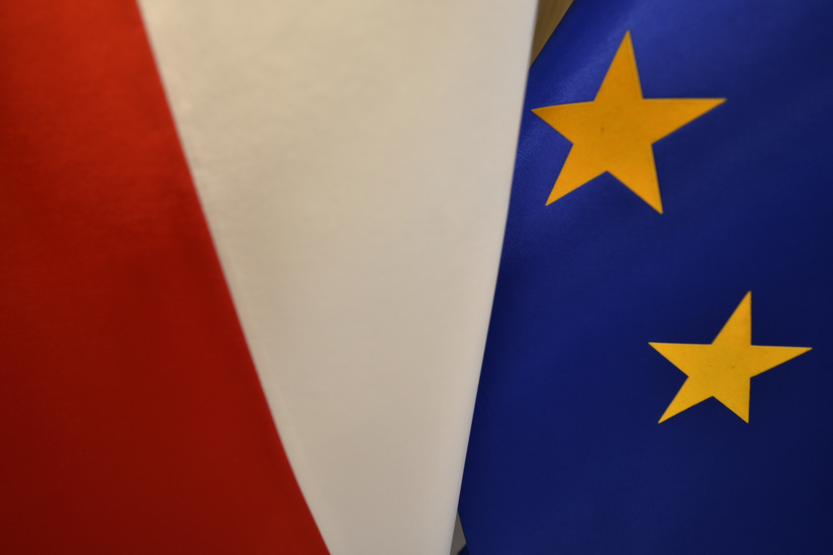 flaga polski unii europejskiej polska ue - Wojtek Wardejn - Radio Poznań