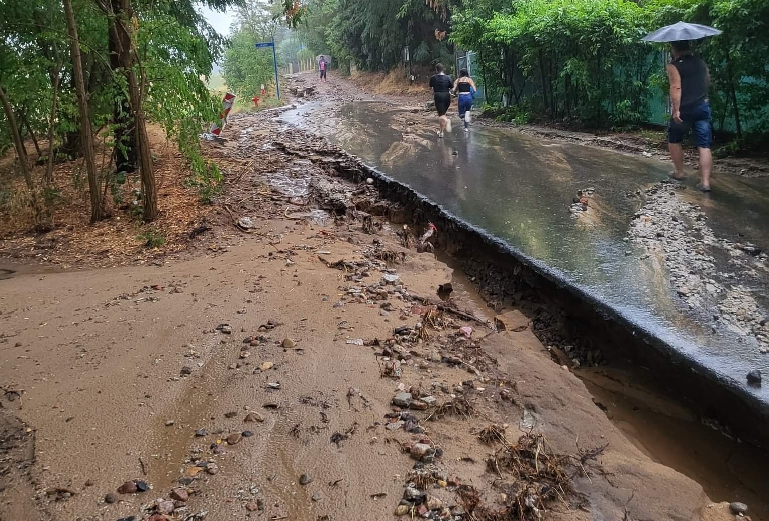 dominice ulewa zniszczenia - OSP KSRG Włoszakowice