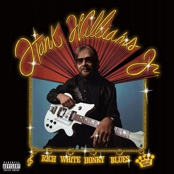 Hank Williams Junior „Rich White Hony Blues” - Okładka płyty