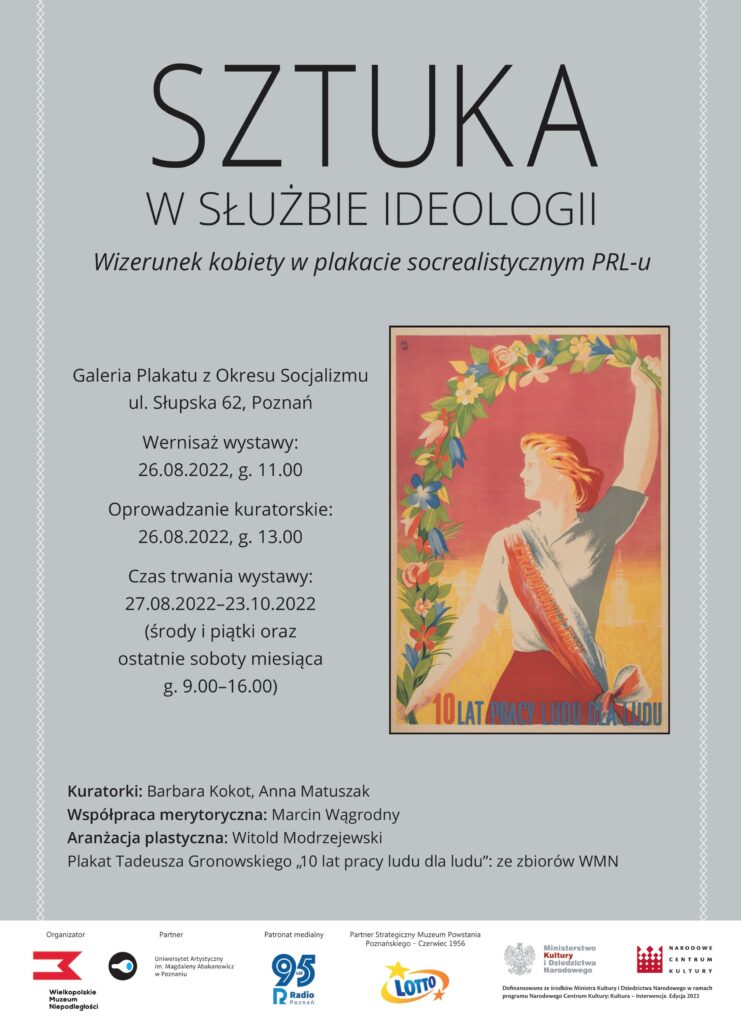 plakat kobieta prl - Organizator