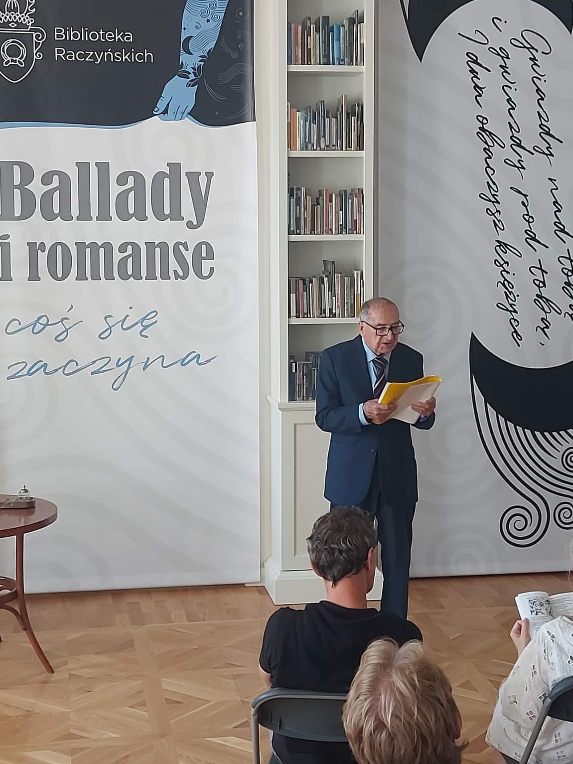 Pierwiosnek czyta Tadeusz Anioła uczestniczący 11ty raz wNarodowym Czytaniu - Patryk Borowiak