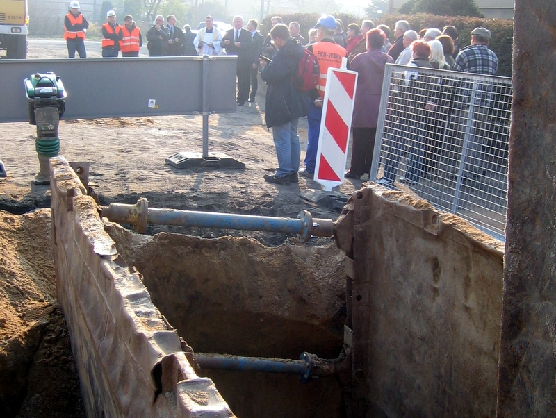 Jerzykowo - rozpoczęcie budowy kanalizacji (Puszcza Zielonka) - Rafał Muniak