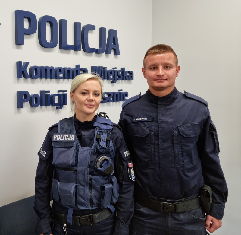 Leszczyńscy policjanci uratowali życie 39-letniemu mieszkańcowi - KMP Leszno