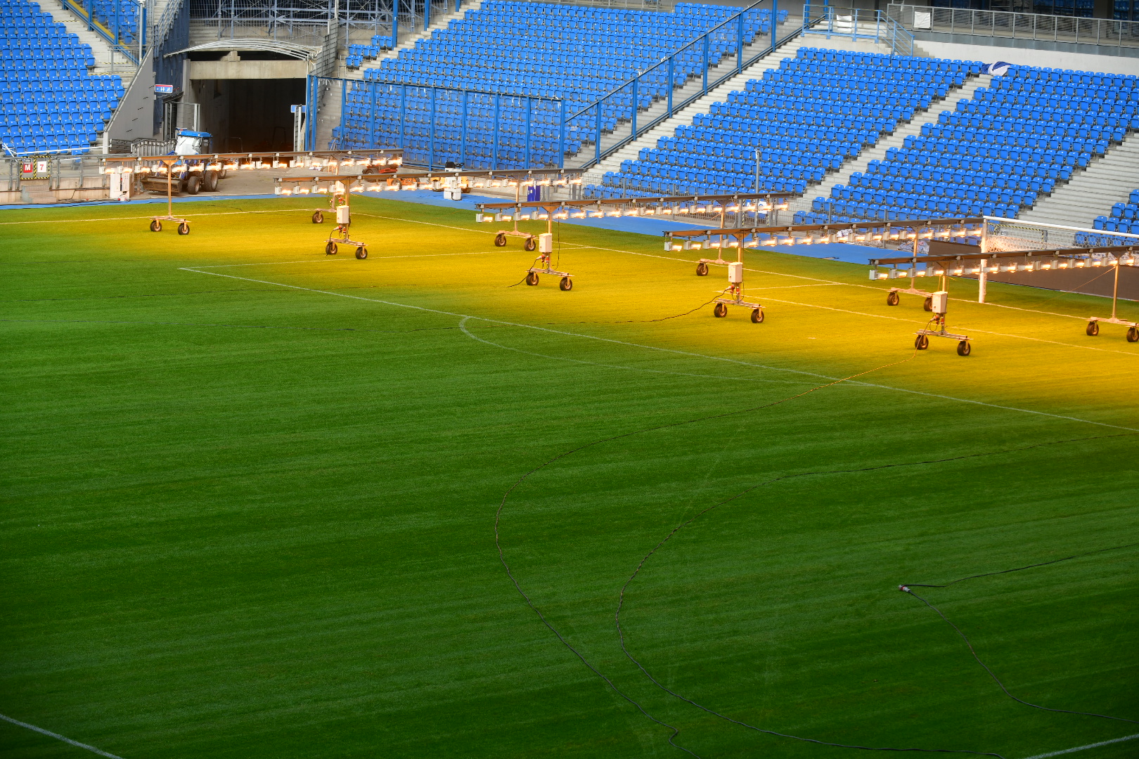 stadio bułgarska lech poznań boisko trawa murawa - Wojtek Wardejn - Radio Poznań