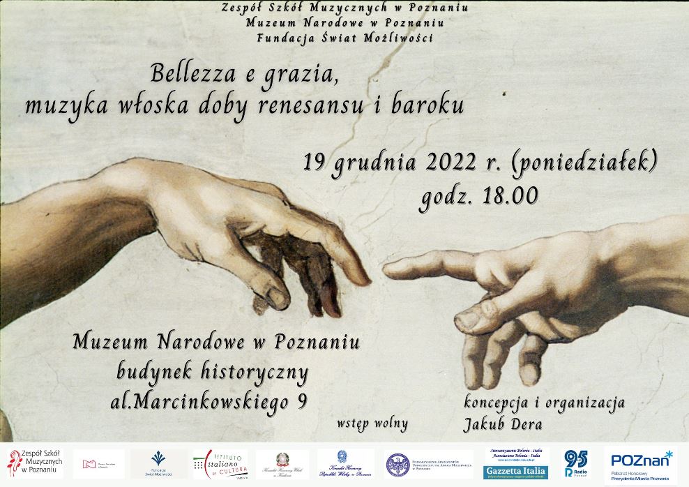 Muzyka włoskiego renesansu i baroku w Muzeum Narodowym 2022 - Organizator