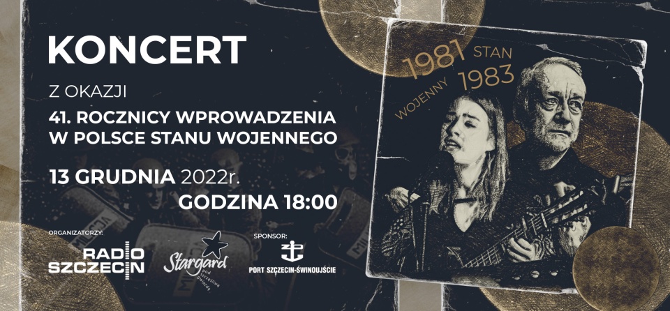 Koncert z utworami legendarnego barda Solidarności 2022 - Wojciech Ochrymiuk (Radio Szczecin)