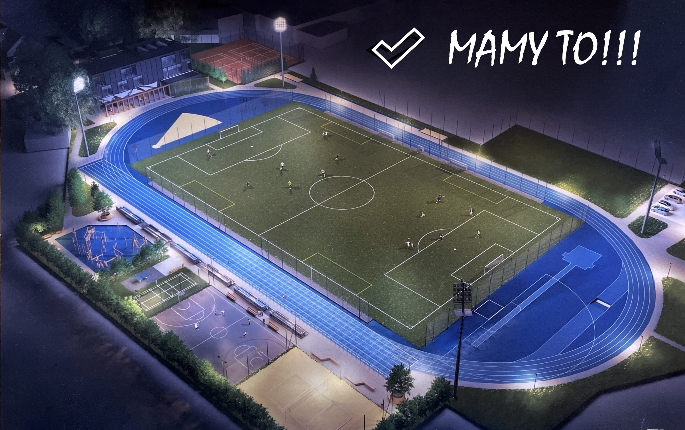 stadion nowy tomyśl projekt - UM Nowy Tomyśl