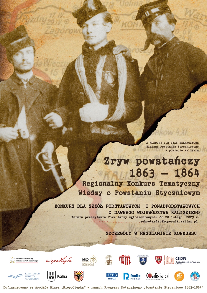 Regionalny Konkurs Tematyczny „Zryw powstańczy 1863 – 1864” - Organizator