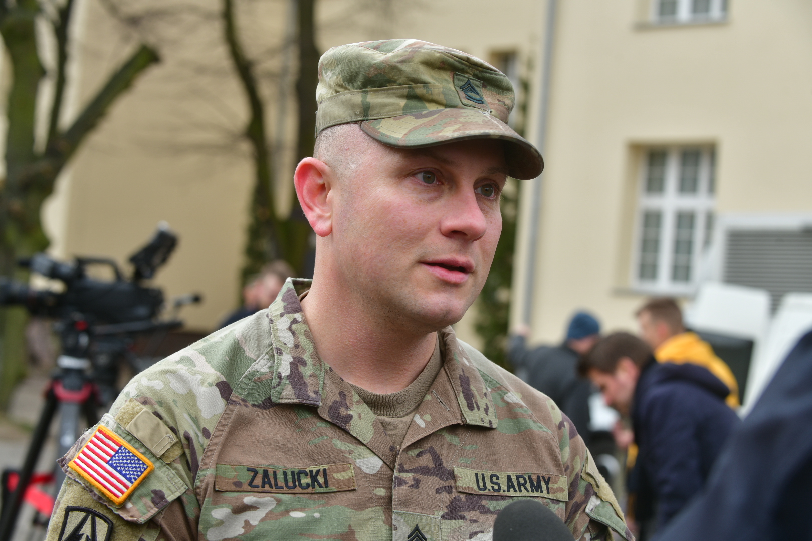 Mateusz Załuski z US Army Garrison Poland - Wojtek Wardejn - Radio Poznań
