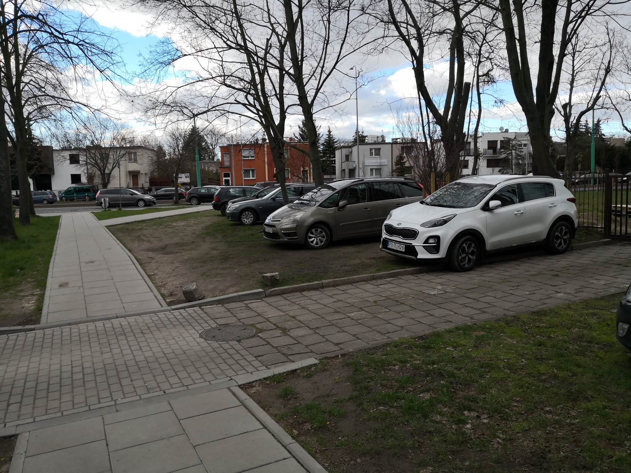 parkowanie podczas meczu - Osiedle Grunwald Południe