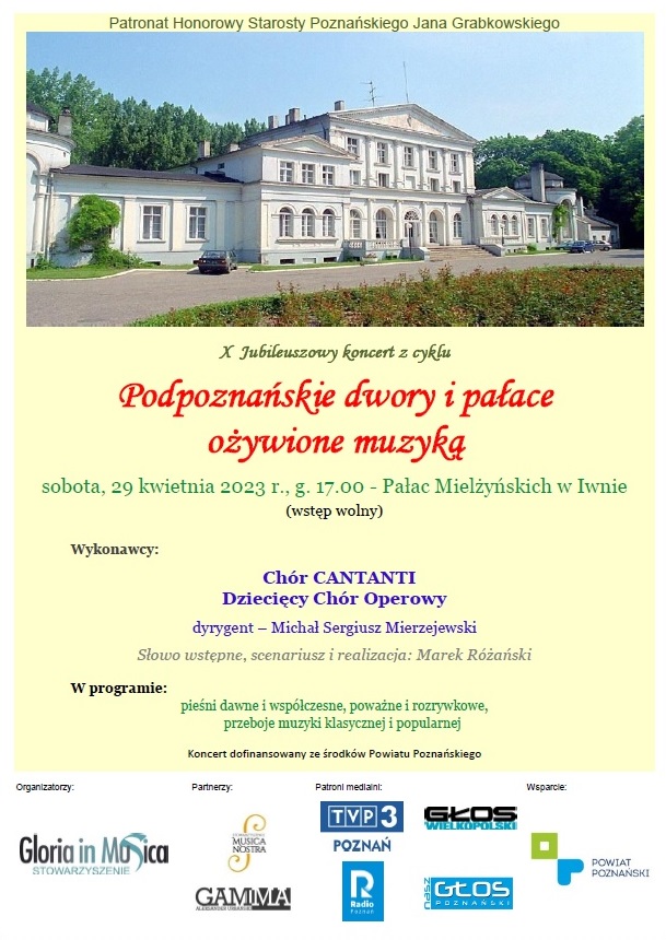 Podpoznańskie dwory i pałace ożywione muzyką – Iwno - Organizator