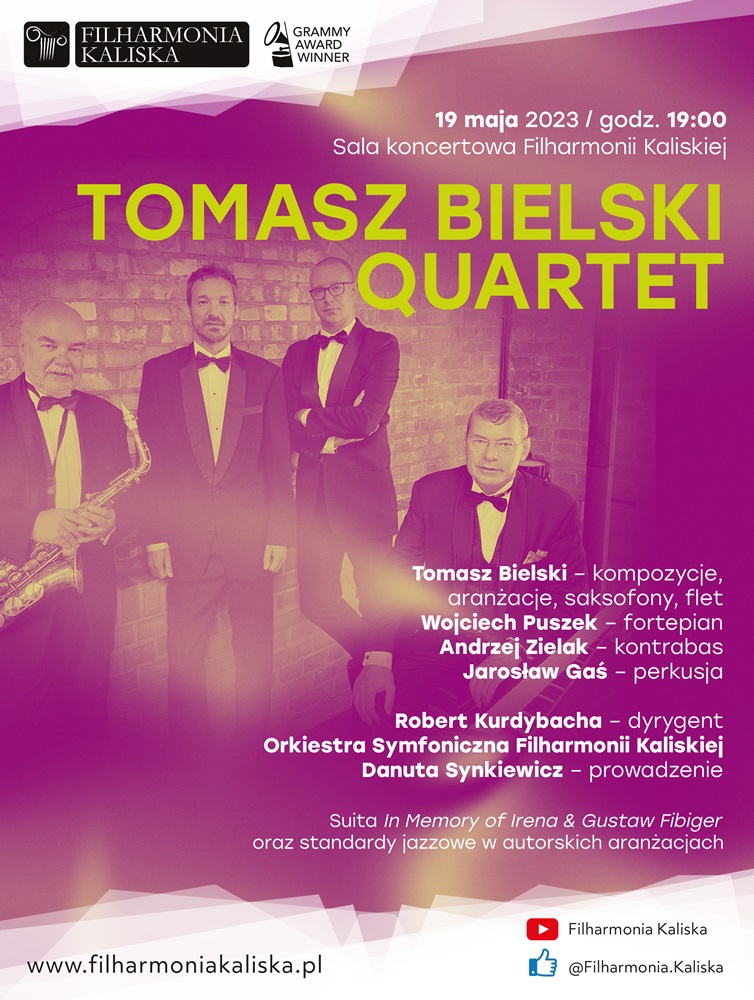 Tomasz Bielski Quartet z jazzową dedykacją dla rodziny Fibigerów - Organizator