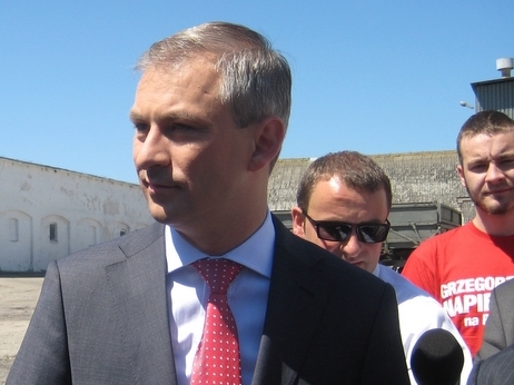 Grzegorz Napieralski (SLD) w Uzarzewie - Radio Merkury