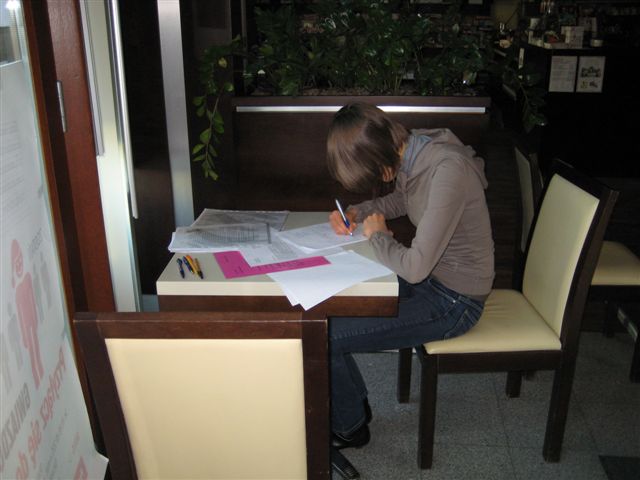 Pisanie listów Amnesty - finał 2011 - Magda Konieczna