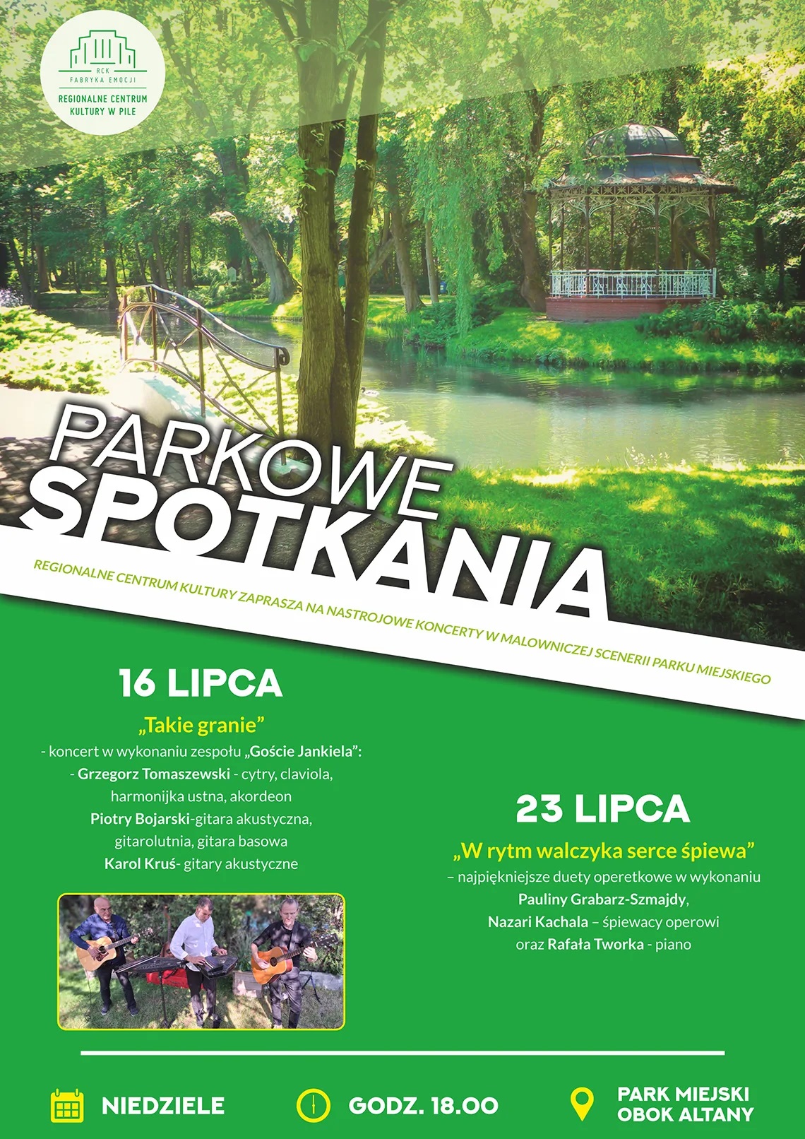 parkowe spotkania piła - Organizator