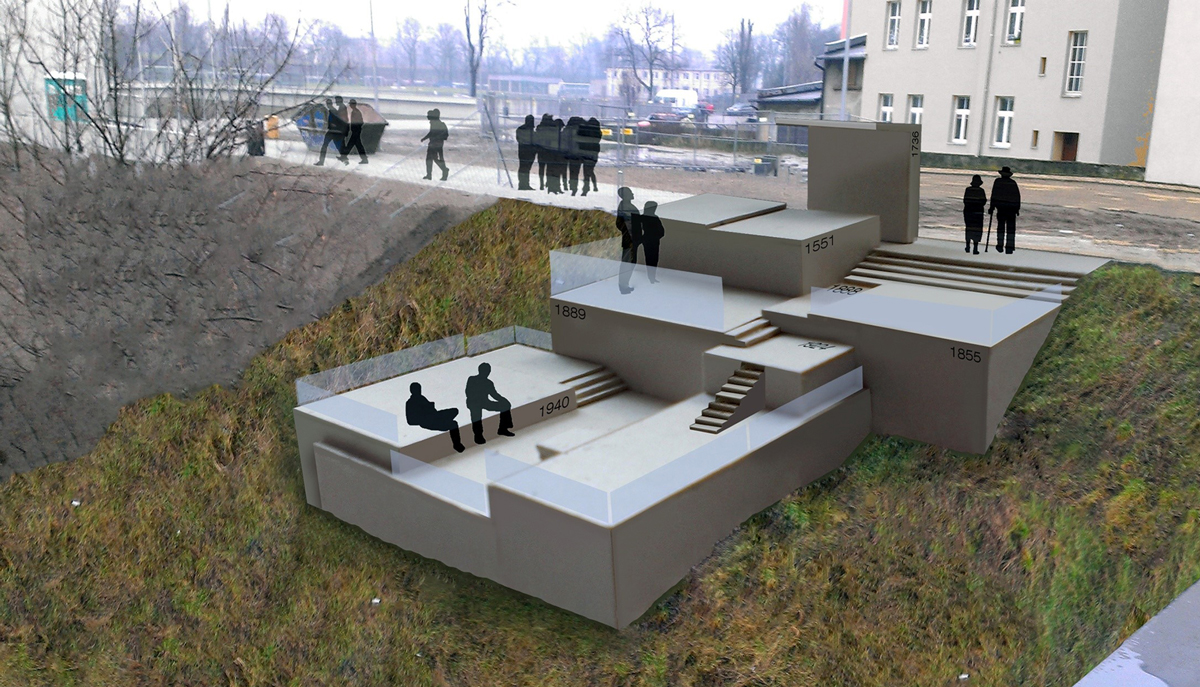 znak wysokiej wody na stulecie wielkiej poznańskiej powodzi - Uniwersytet Przyrodniczy w Poznaniu