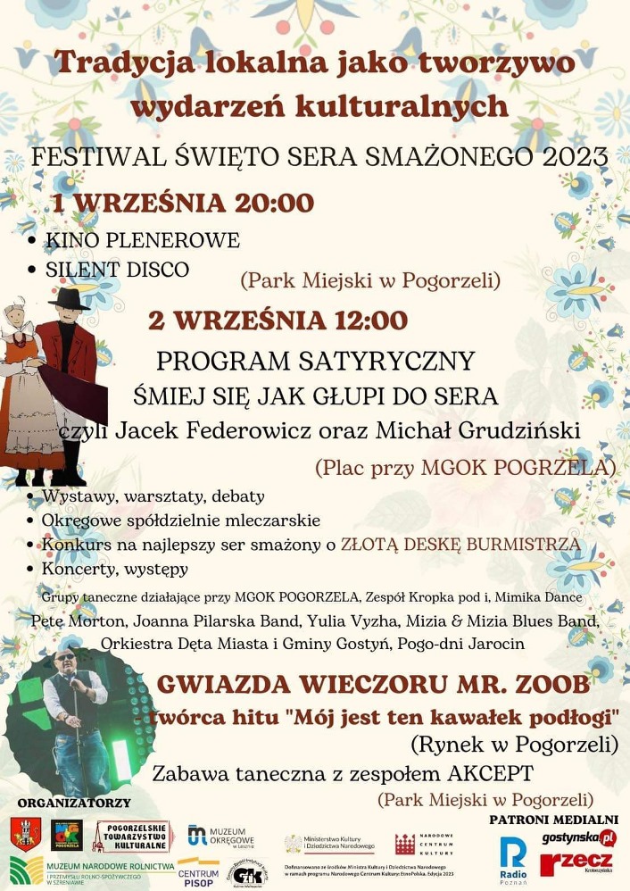 Święto Sera Smażonego w Pogorzeli 2023 - Organizator