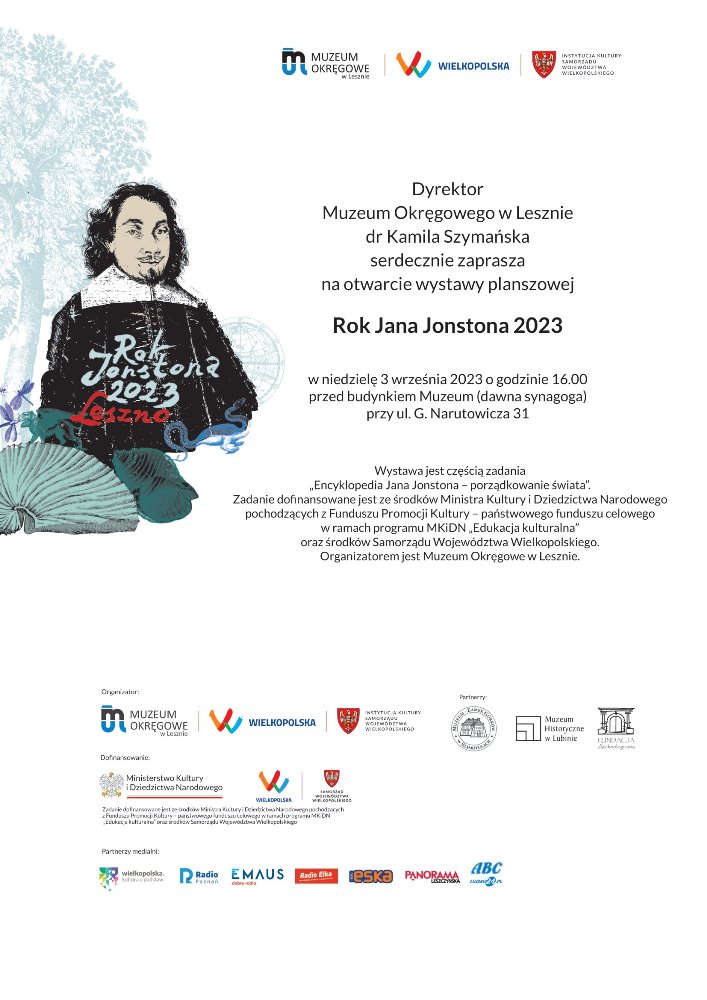 Rok Jana Jonstona 2023 - Organizator