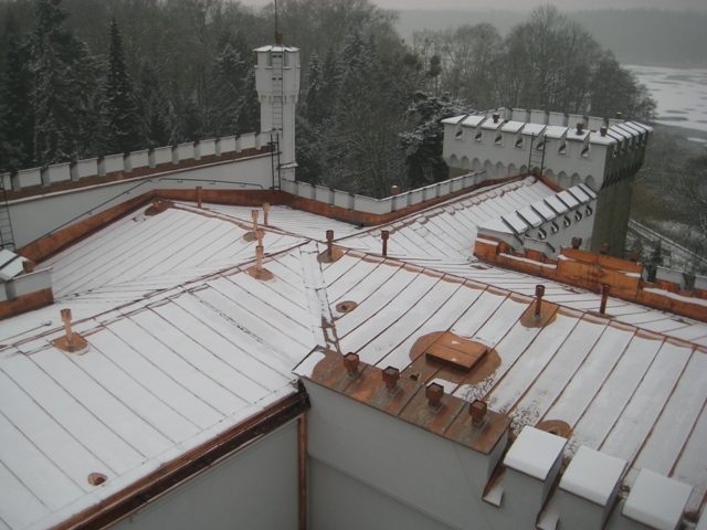 Zamek w Kórniku - zima remont - Rafał Regulski