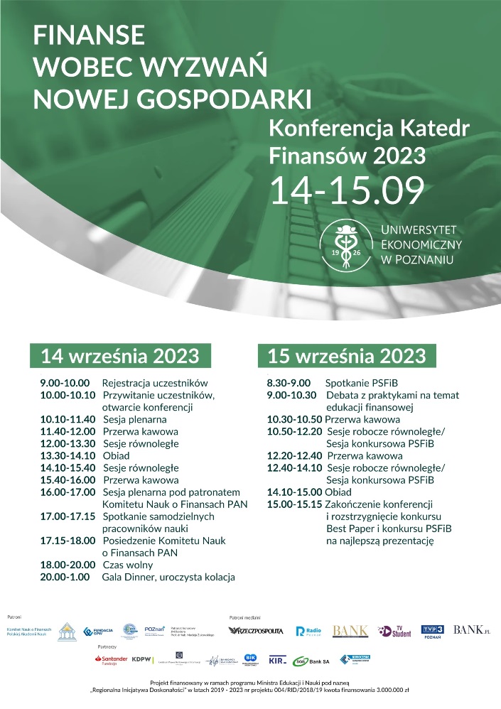 Konferencja Katedr Finansów 2023 - Organizator