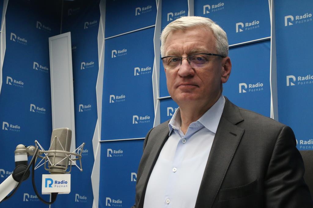 jacek jaśkowiak w studiu radia poznań - Radio Poznań