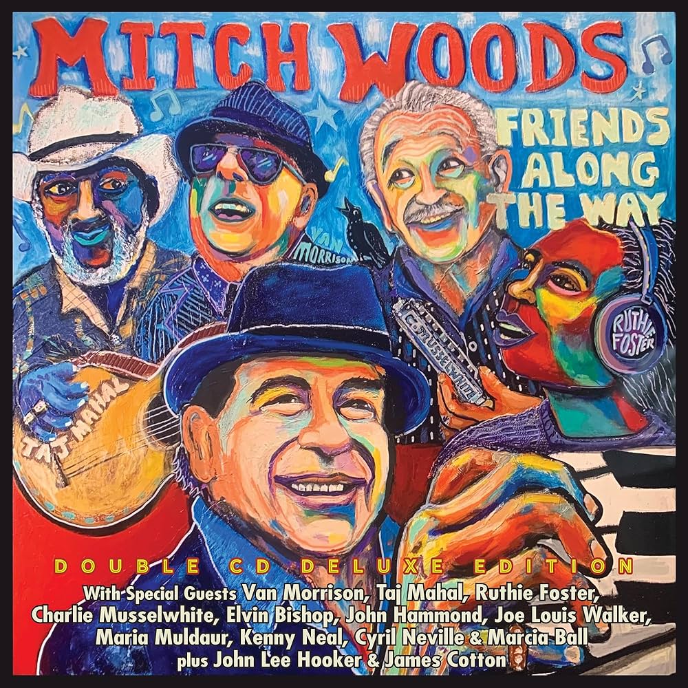 Mitch Woods „Friends Along The Way” - okładka płyty