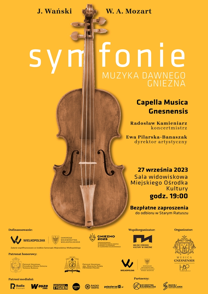 Capella Musica Gnesnensis – Symfonie 2023 - Organizator