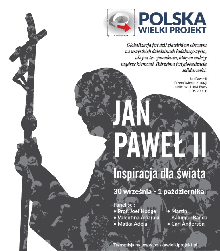 Jan Paweł II. Inspiracja dla świata kongres polska wielki projekt