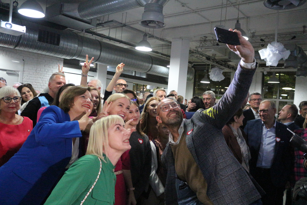 sztab PO poznań - Leon Bielewicz  - Radio Poznań