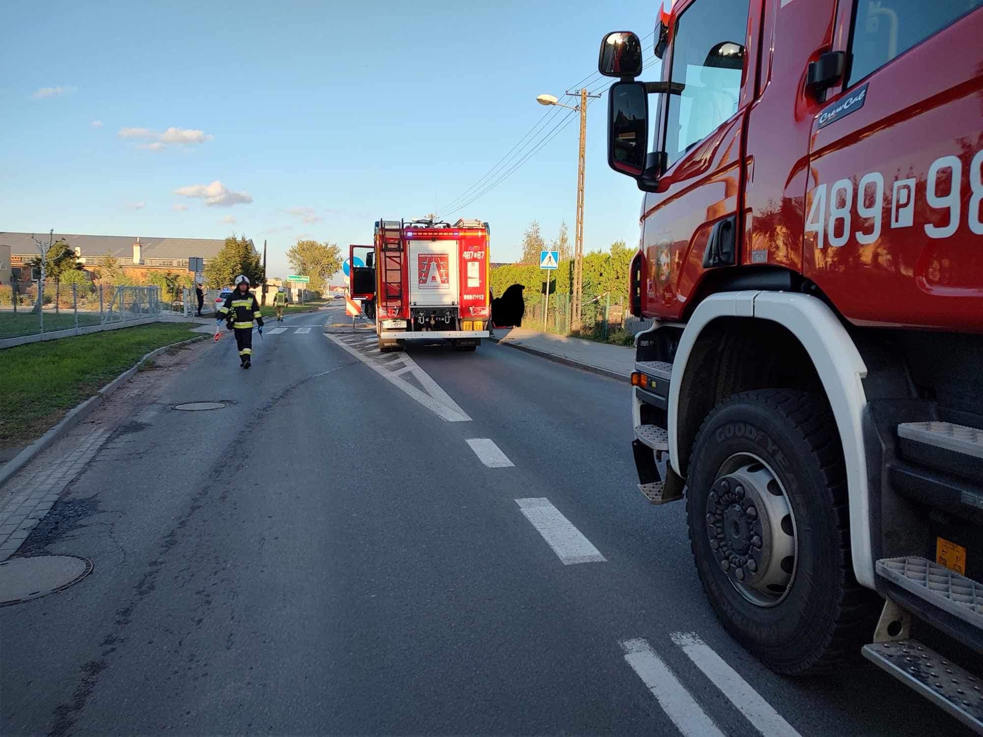 potrącenie pieszych przysieka polska - OSP KSRG Stare Bojanowo