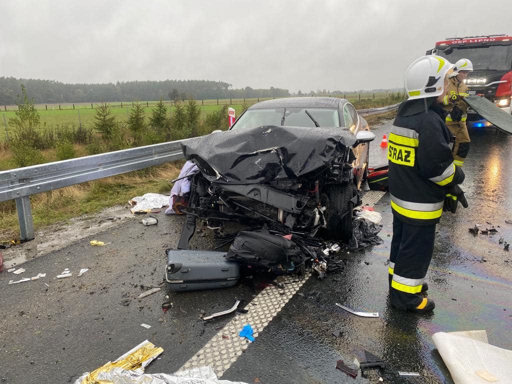wypadek s5 lipno - Ochotnicza Straż Pożarna w Lipnie 
