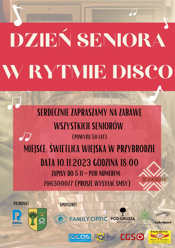 Dzień Seniora w rytmie disco 2023 - Organizator