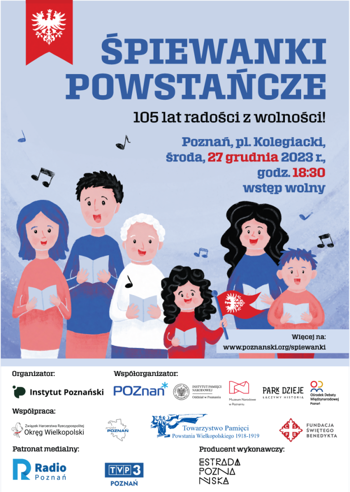 Poznaniacy zaśpiewają powstańcze piosenki na placu Kolegiackim - Organizator