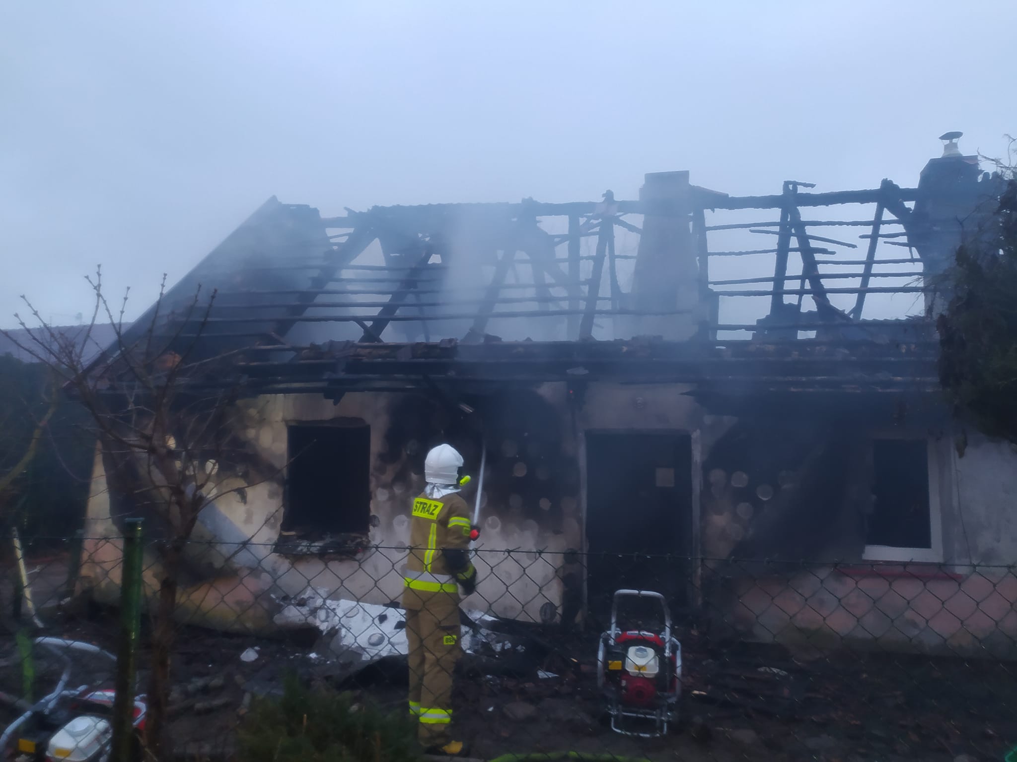 pożar mieczewo - Ochotnicza Straż Pożarna w Kórniku