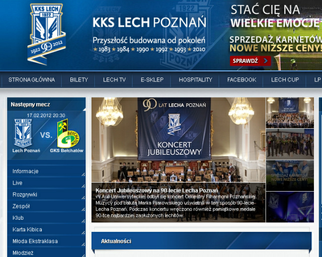 kks lech www - www.lechpoznan.pl
